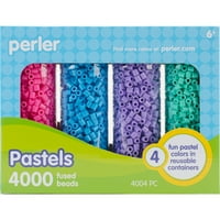 Perler Olvasztott Gyöngyök Csövekben 4000 PkgPastels