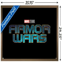 Marvel Armor Wars-Logó Fali Poszter, 22.375 34