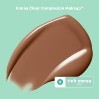 Almay Clear arcbőr akne alapozó smink szalicilsavval-könnyű, közepes lefedettség, hipoallergén, illatmentes, érzékeny
