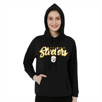 Ladies NFL Pittsburgh Steelers Jumpsky gyapjú hosszú ujjú kapucnis felső