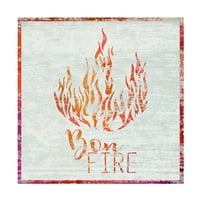 Cora Niele 'Bonfire' Canvas Art