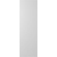 Ekena Millwork 18 W 42 H True Fit PVC vízszintes Slat keretes modern stílusú rögzített redőnyök, alapozva