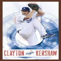 Los Angeles Dodgers-Clayton Kershaw Fali Poszter, 22.375 34