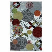 Amerika bútorja Nantell 7 '10' kortárs patchwork medál szőnyeg