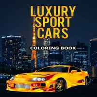 Luxus Sport autók kifestőkönyv: 4 és 4 éves gyerekek-puhakötés