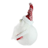 9.25 Vörös és fehér Nordic Noé Santa GNOME karácsonyi dekoráció