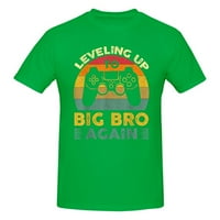 Szintező fel Big Bro ismét férfi Alap rövid ujjú póló Zöld kis