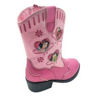 Disney Princess Pink Heart Cowgirl Boot