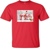 Fair Game karácsonyi gnómok póló három gnómok hóban XMAS Gnome-Piros-M