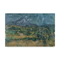 Védjegy Szépművészet 'Mont Saintevictoire' vászon művészete: Paul Cezanne