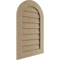 Ekena Millwork 28 W 36 H Timberthane Riverwood kerek felső fau fa nem funkcionális Gable szellőzőnyílás, alapozott