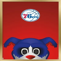 Philadelphia 76ers - S. Preston Mascot Franklin Wall poszter, 14.725 22.375