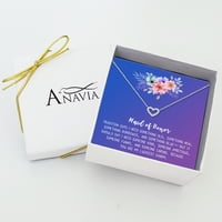 Anavia Maid of Honor Necklace Ajándék, tiszteletbeli nővér ajándék, Maid of Honor Card lányoknak, esküvői ajándékok