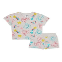 Paw Patrol Baby és kisgyermek lányok póló és rövidnadrág, 2 darab, 12m-5T méretű