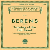 A bal kéz edzése, op.: Schirmer klasszikusok Könyvtára kötet zongora technika