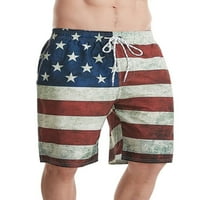 Grianlook Men Beach Shorts Magas derék nyári Rövid nadrág húzózsinór Lélegző fenék rugalmas derék férfi alkalmi amerikai