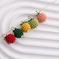 Feildoo akril gyümölcs varázsa, színes akril gyöngyök medálok varázsa DIY fülbevalókhoz kulcstartó Nyakláncok kézműves