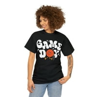 Játék nap kosárlabda póló kosárlabda szerető szellem ing Retro Trendi póló fekete 3XL