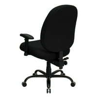 Flash bútorok HERCULES sorozat nagy & magas lb. Névleges Fekete Szövet Executive ergonomikus irodai szék állítható