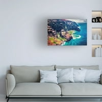 Dennis Frates 'Coastline 2' Canvas Art