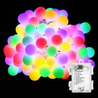 Multicolor Globe String Lights USB csatlakozó, vízálló LED tündér fények távoli időzítővel dekoratív karácsonyi fények