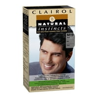 Clairol Natural ösztönök hajszín férfiaknak, fekete M19, készlet