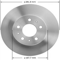 Prémium PRT-Tárcsafék Rotor illeszkedik válassza ki: 1995-LINCOLN városi autó, 1995-FORD CROWN VICTORIA