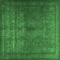 Ahgly Company Beltéri Téglalap Perzsa Smaragdzöld Hagyományos Terület Szőnyegek, 5 '7'