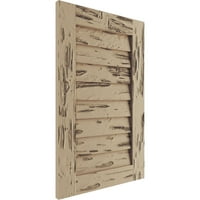 Ekena Millwork 30 W 39 H Timberthane Pecky Cypress függőleges fau fa nem funkcionális Gable szellőzőnyílás, alapozott