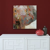 Remekmű művészeti galéria festék Splash elefánt Nan Canvas Art Print 30 30