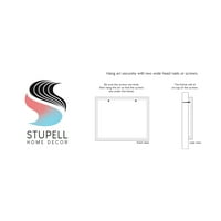 Stupell Industries Monokróm Holdfényes Sivatagi Fa Tájkép Fényképezés Fekete Keretes Művészet Nyomtatás Wall Art