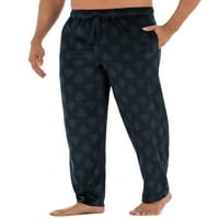 George férfi és nagy férfiak gyapjú alvó pizsama nadrág, 2-csomag, S-5XL