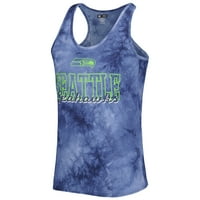 Női fogalmak Sport Főiskola haditengerészet Seattle Seahawks Billboard Scoop nyak Racerback Tank és rövidnadrág alvás