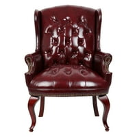 Boss Irodai Termékek Burgundia Hagyományos Stílusú Executive Guest Chair