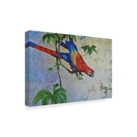 Képzőművészeti képzőművészet „papagáj felett” canvas vászon művészete, Michael Jackson