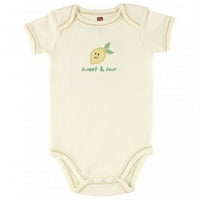 Touched by Nature Baby Unise organikus pamut Body, citrom, 6 hónapos