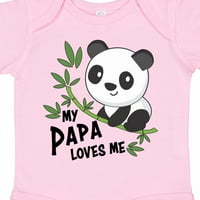 Inktastic apám szeret-aranyos Panda ajándék kisfiú vagy kislány Body