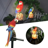Mittory kerti dekoráció gyanta papagáj Solar light kerti gyep táj fény