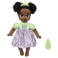 Disney Princess Deluxe Tiana Baby Doll tartalmaz tiarát és palackot, 2 éves kortól