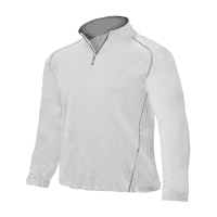 Mizuno Men's Comp cipzár pulóver, méret extra nagy, fehér