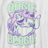 Fiú rémálma karácsony előtt nyálkás Oogie Boogie grafikus póló fehér kicsi