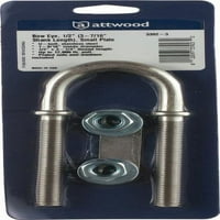 Attwood Bow Eye U-Bolt, 1 2- 3-1 4