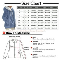 Mlqidk Női kabátok Molett Sherpa gyapjú téli kabátok kapucnis pulóverek teljes Zip Up Fuzzy plüss pulóverek alkalmi