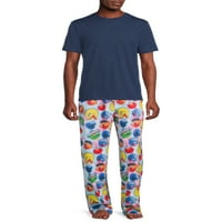 Szezám utca, felnőtt férfiak, logó karakterek pizsamák alvó nadrág, S-2XL méretű
