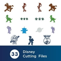 ScanNCut Disney Adapterek Pixar Toy Story Home-Deco minta gyűjtemény CADSNP05