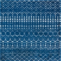nuloom marokkói blythe terület szőnyeg, 8 '10 12', kék