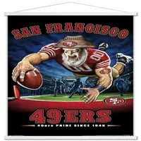 San Francisco 49ers - Végső zóna fali poszter push csapokkal, 22.375 34