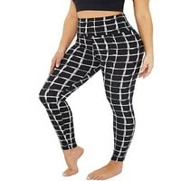 Gomelly Női Nadrág Camouflage Print Leggings Rugalmas Harisnya Női Szűk Futó Nadrág Kockás Nyomtatott Jeggings 5