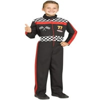 Fun világ versenyautó vezető fiú Halloween díszes ruha jelmez kisgyermek, 3T-4T