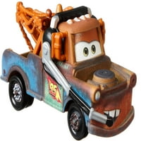 Disney Pixar Cars 2-Pack, rajongói Kedvencek Race Team Mater és Pit Crew Fillmore headsettel, 1: méretarányos öntött